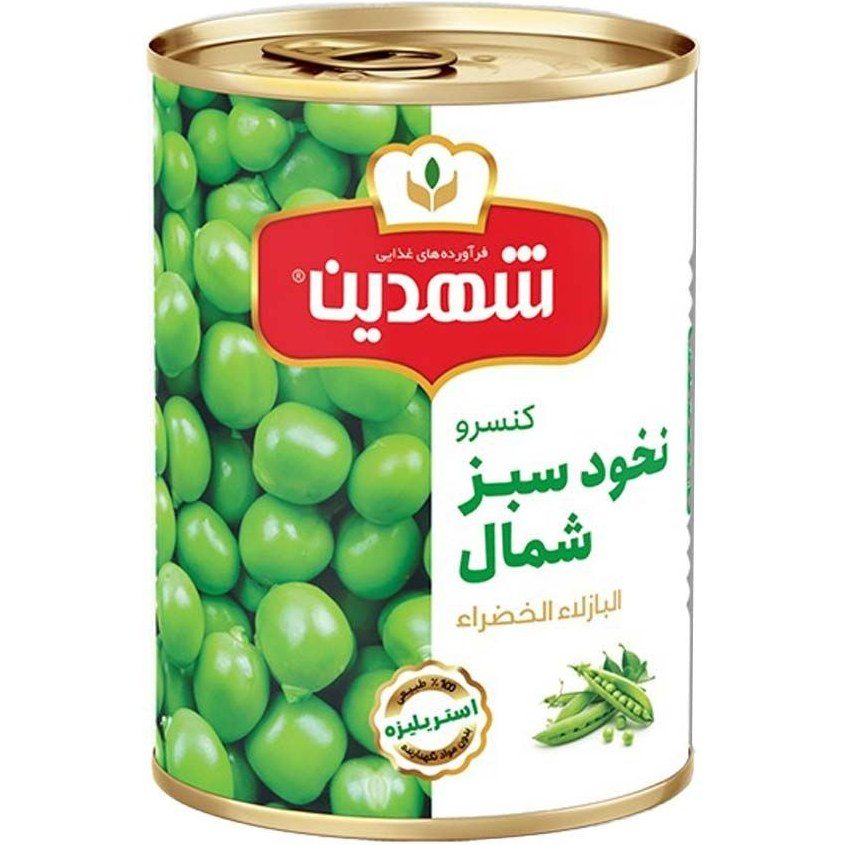 کنسو نخود سبز شهدین (12 عددی) 1 کنسو نخود سبز شهدین (12 عددی)