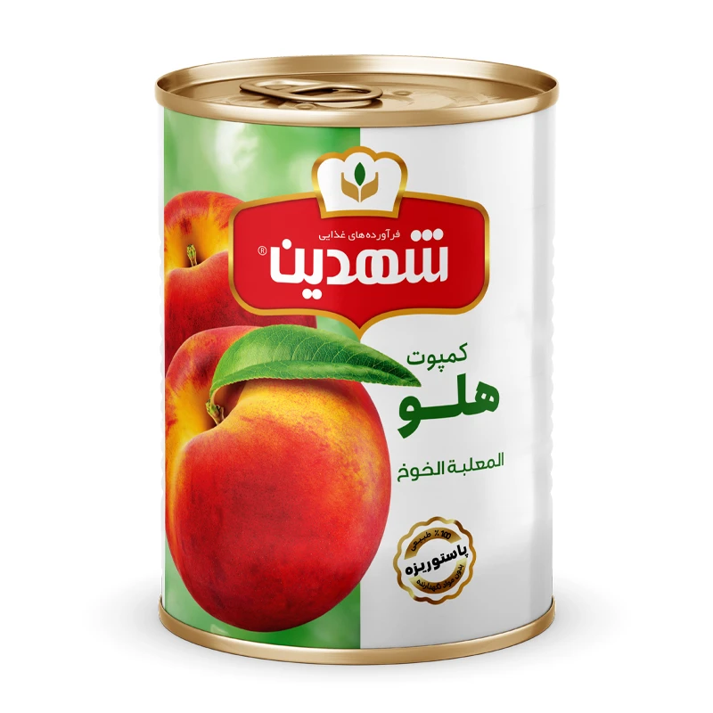 کمپوت هلو شهدین (12 عددی) 1 کمپوت هلو شهدین (12 عددی)